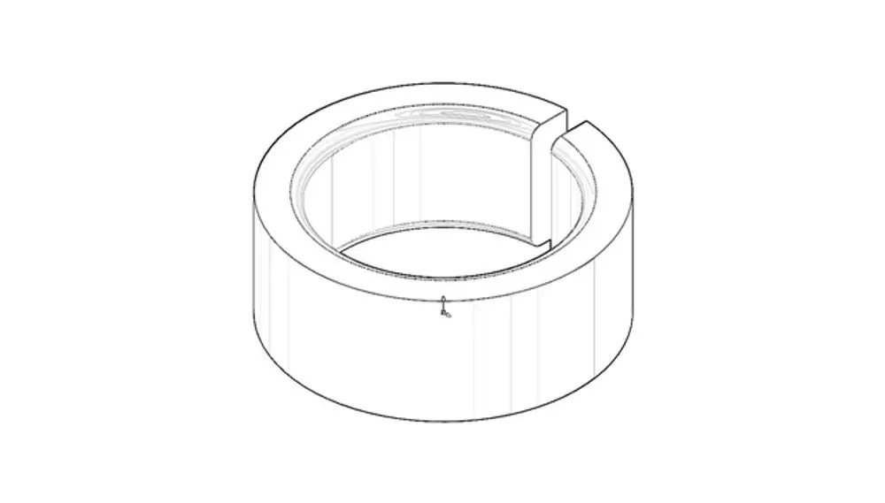 DORNBRACHT Stützring ERSATZTEILE 091415020 60 x 100 x 3 mm, 09141502090 Galeriebild 1